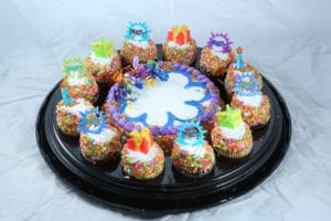 Cupcakes 8 Single Layer Cake Platter